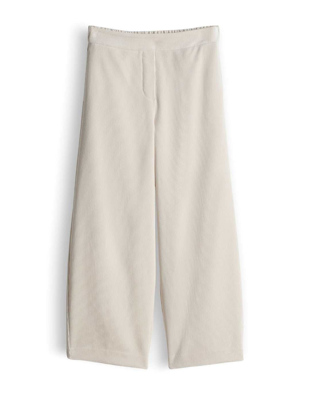 Moderne Damenhose im Barrel Fit mit O-Silhouette, Mid Waist & Cropped Länge für einen stilvollen Casual Look.