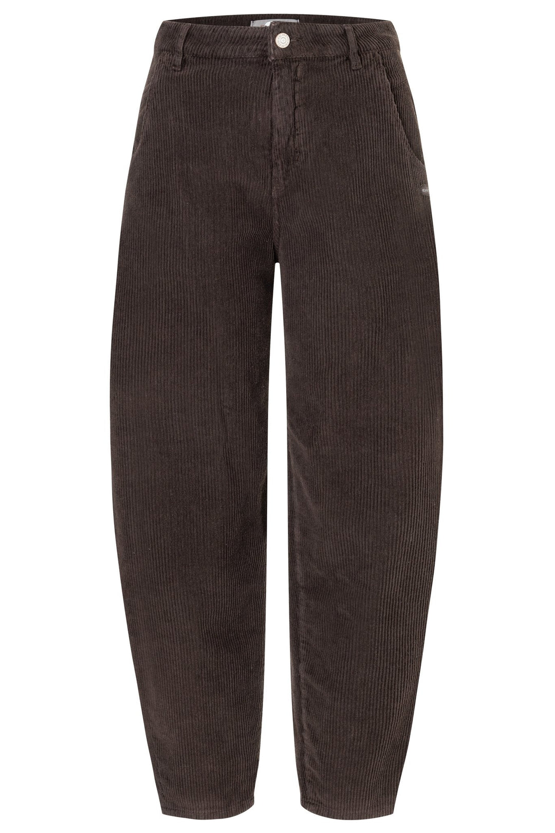 Bequeme Damen Balloon Fit Hose mit hohem Bund und verkürztem Bein. Trendige Frauenmode für lässigen Alltag.