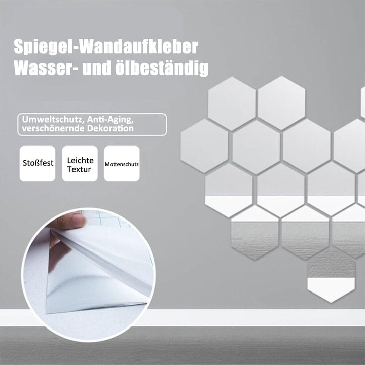 Flexibler Wandspiegel zum Zuschneiden, perfekt für kreative DIY-Projekte und individuelle Designs.