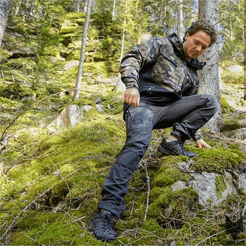 Wasserdichte Freizeithose für Herren, ideal für Reisen, Arbeit & Outdoor-Aktivitäten; sehr bequem.