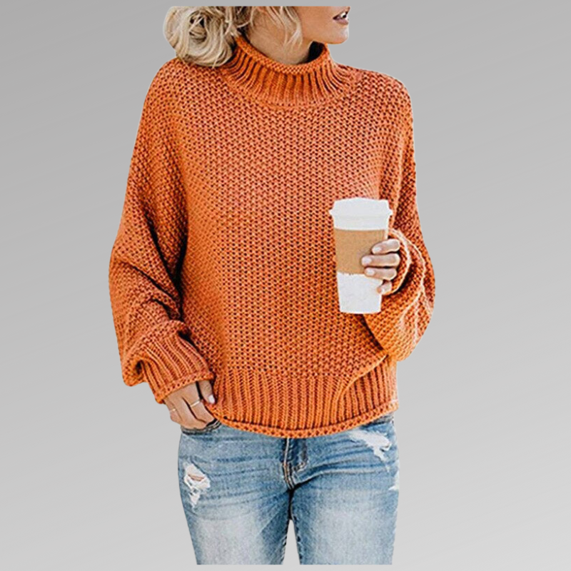 Eleganter Damen Pullover für Herbst & Winter. Gemütliches Langarm-Oberteil für stilvolle Frauenmode.