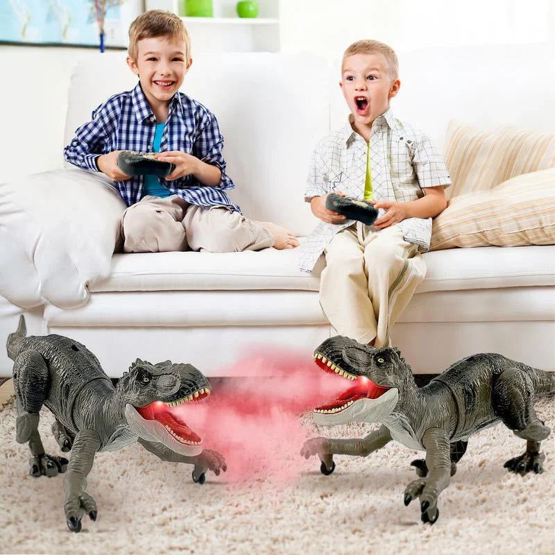 Elektrischer Velociraptor RC Spielzeug mit Dampffunktion, Geschenk für Jungen.