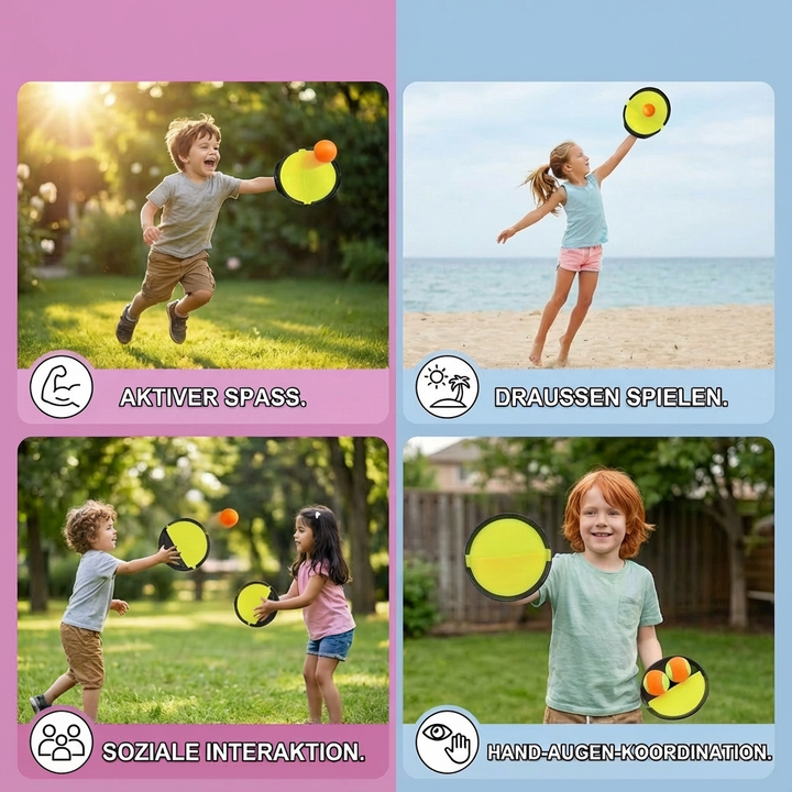 Fang Ball Spiel: Lebendiges Bewegungsspiel für Kinder, perfekt für Spielplatz & Garten.