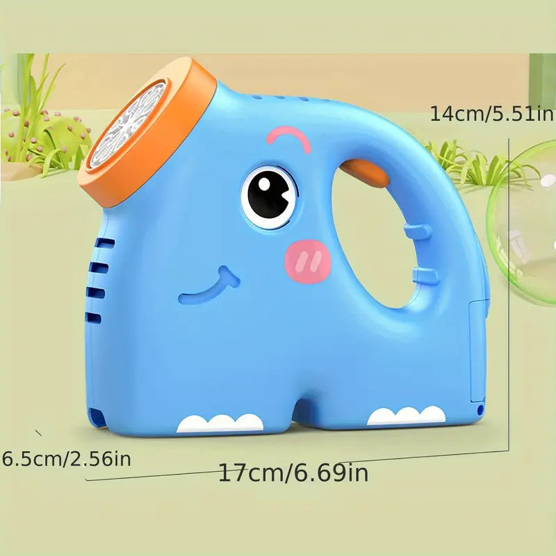 Süßer Elefant Seifenblasenmacher für Kinder, ideal für Outdoor-Spiel & spritzigen Badespaß.