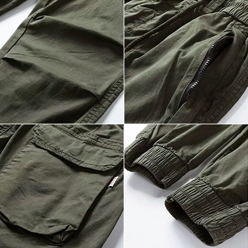 Vielseitige Herren Stretch-Cargohose, ideal als Outdoorhose, Freizeithose und für den Alltag. Hoher Tragekomfort.