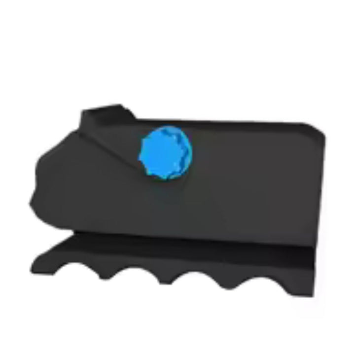 Nahaufnahme der stabilen Kartonstruktur des DIY Kratzplatten-Kits; ideal für Krallenpflege & Katzenspielzeug.