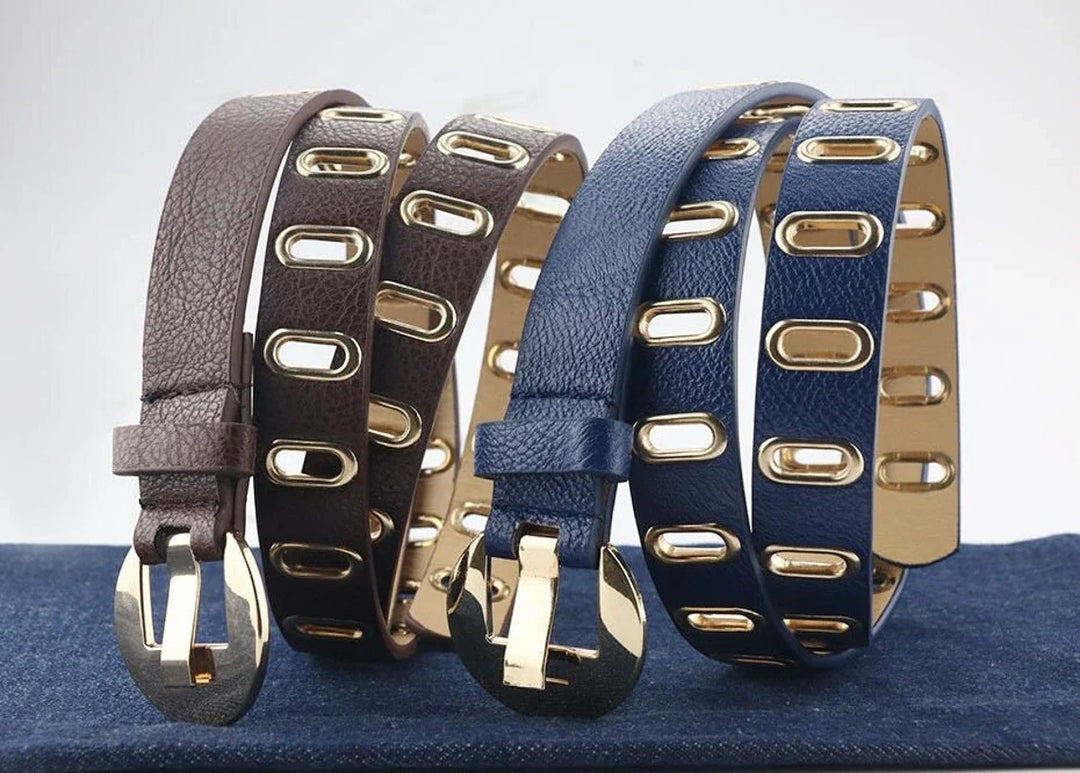 Trendiger Unisex Gürtel, verstellbar, das ideale Accessoire für Grunge- und Punk-Mode.