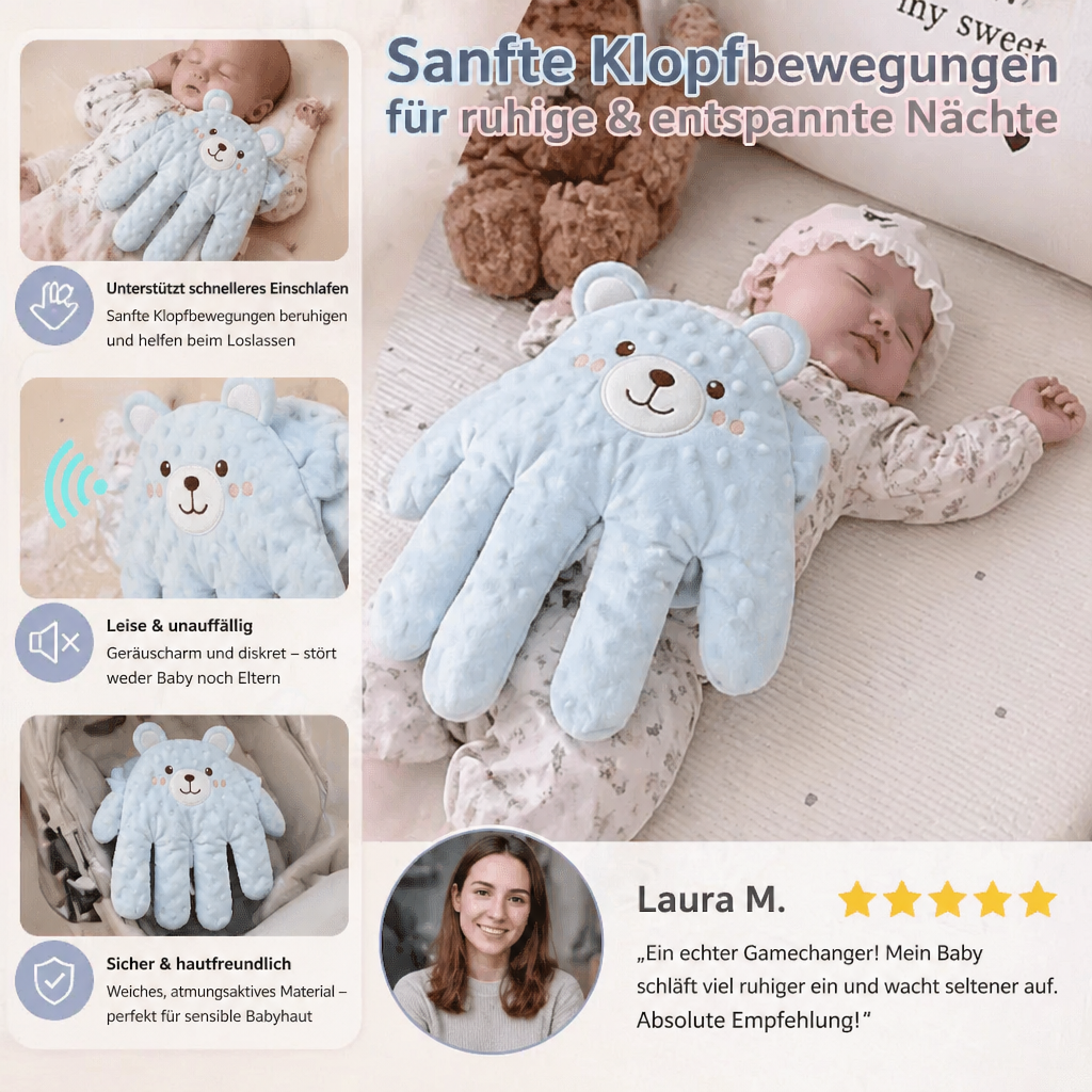 Geschenk Baby: Schlafhilfe für Neugeborene & Kleinkinder, fördert gesunde Schlafroutine und selbstständiges Einschlafen.