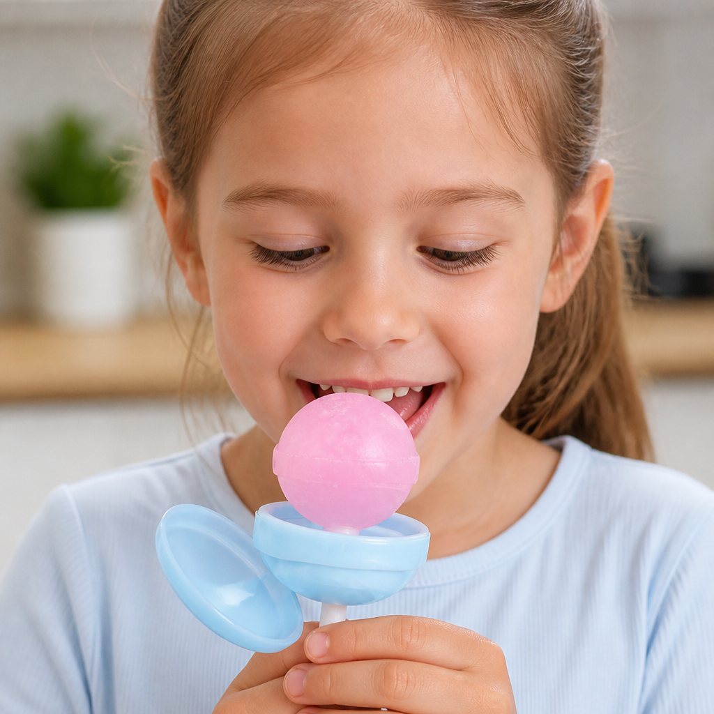 Wiederverwendbare Eisformen als Lollipops für selbstgemachtes Eis. Ideal für Kindergeburtstage & Familienaktivitäten.