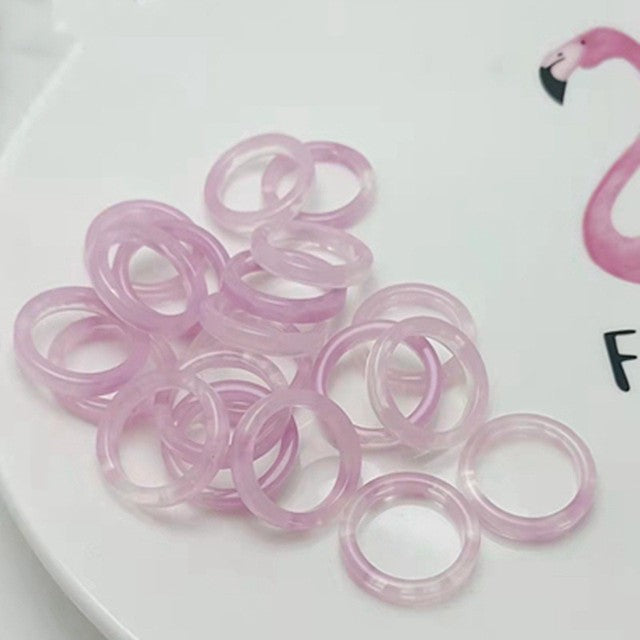 Bunter Vintage Acrylharz Ring. Unisex-Modeschmuck, stilvoll und einzigartig, ein tolles Geschenk.