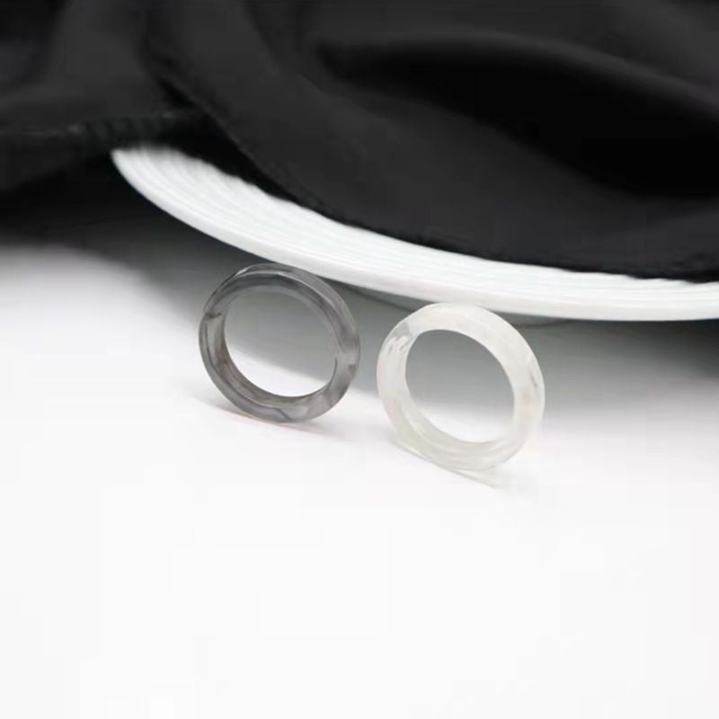 Stilvoller Vintage Acrylring für Unisex. Bunter Harzschmuck, einzigartiger Statement-Ring, Geschenkidee.