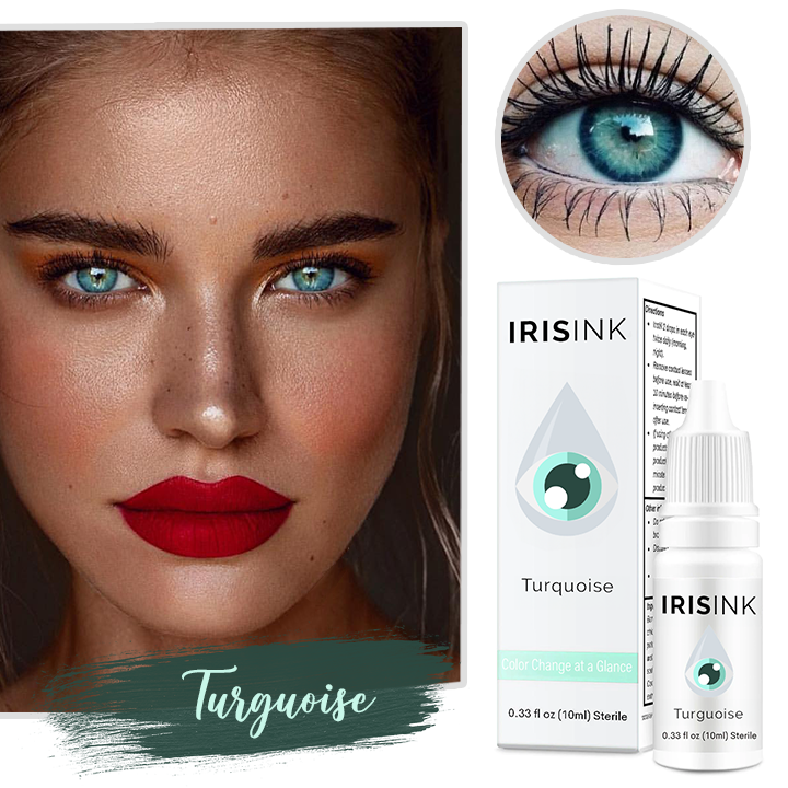 Augentropfen mit Farbwechsler-Effekt. Iris-Technologie für feuchte Augen, Beauty & natürliche Farbveränderung.