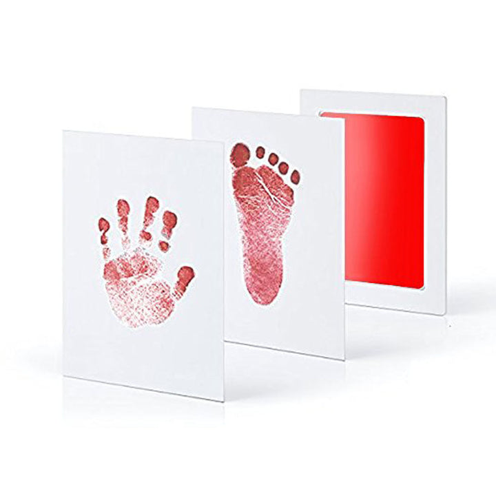 Bastelset für Baby Handabdruck & Fussabdruck; eine kreative Aktivität für Eltern und ihr Neugeborenes.