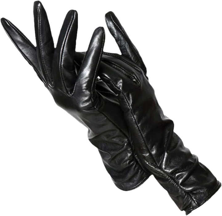 Damen Winterhandschuhe aus Leder schützen vor Kälte, während sie elegant und modisch bleiben.
