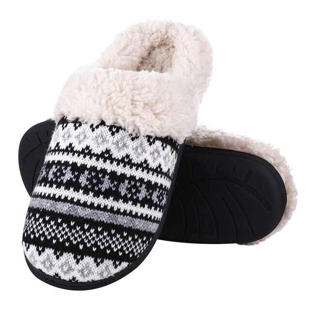 Gemütliche Winterhausschuhe, unisex, mit weichem Innenfutter. Perfekt für kuschelige Füße.
