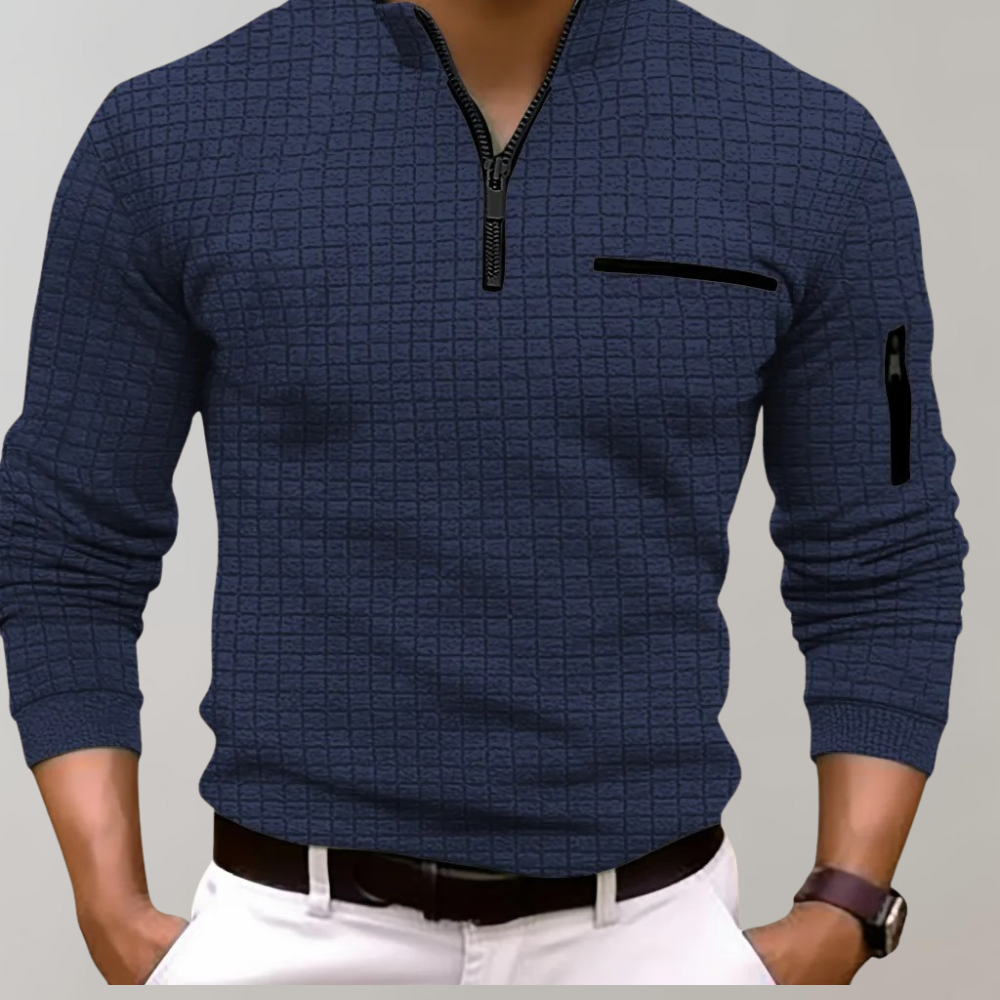 Sportliches Herren Poloshirt kurzarm für Sommer & Freizeit. Atmungsaktives Oberteil, ideal für warme Tage.