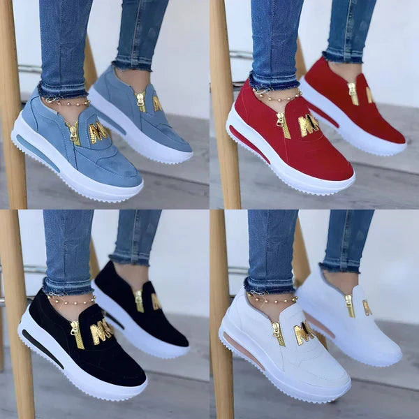 Damen Sneaker, orthopädisch & ergonomisch, bieten spürbare Fußentlastung. Leicht und atmungsaktiv für lange Tage.