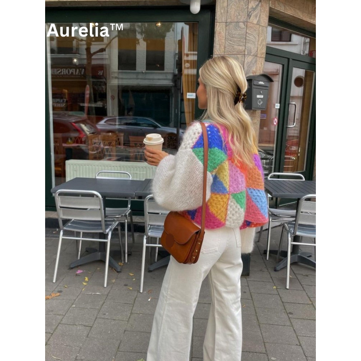 Modischer Damen Strickpullover, weich & warm für Herbst & Winter.