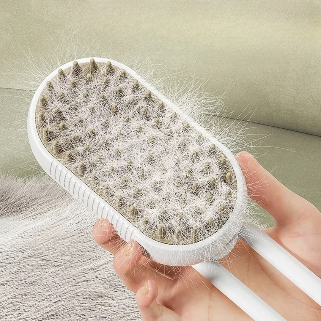 Effiziente Dampfbürste mit ergonomischem Design, vielseitiges Dampfgerät für Faltenentfernung und Hygiene im Haushalt.
