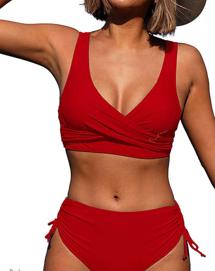Fashionables Damen Bikini Set, 2-teilig, trendy und komfortabel. Die ideale Bademode für Ihren Sommerurlaub.
