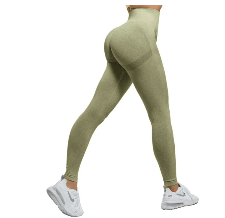 Unterschenkeldetail: Komfortable, blickdichte Damen Shaping Leggings High Waist, perfekt für Sport & Freizeit.