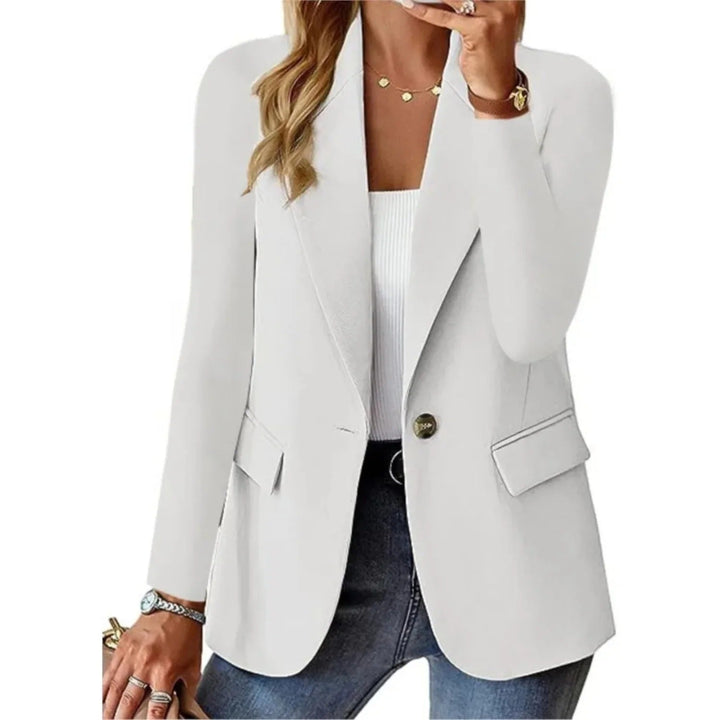 Hochwertiger Damen Business Blazer, tailliert und figurbetont. Moderner Damensakko für professionelle Auftritte.