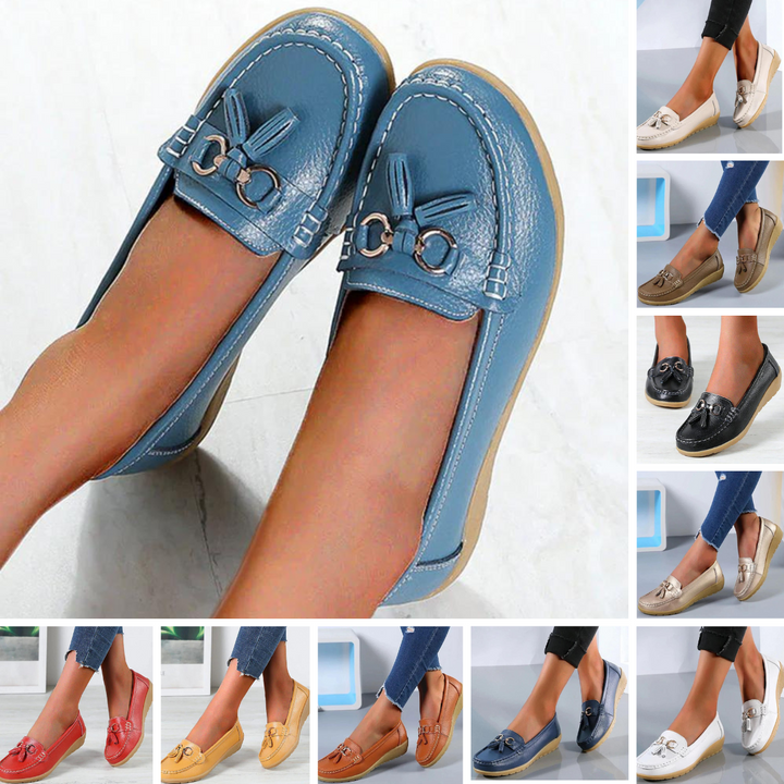 Damen Mokassins Slipper, extra bequem & rutschfest, perfekte Damenschuhe für Alltag & entspannte Freizeit.