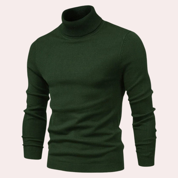 Stilvoller & warmer Herren Rollkragenpullover für den Winter. Komfortable Winterbekleidung für Männer.