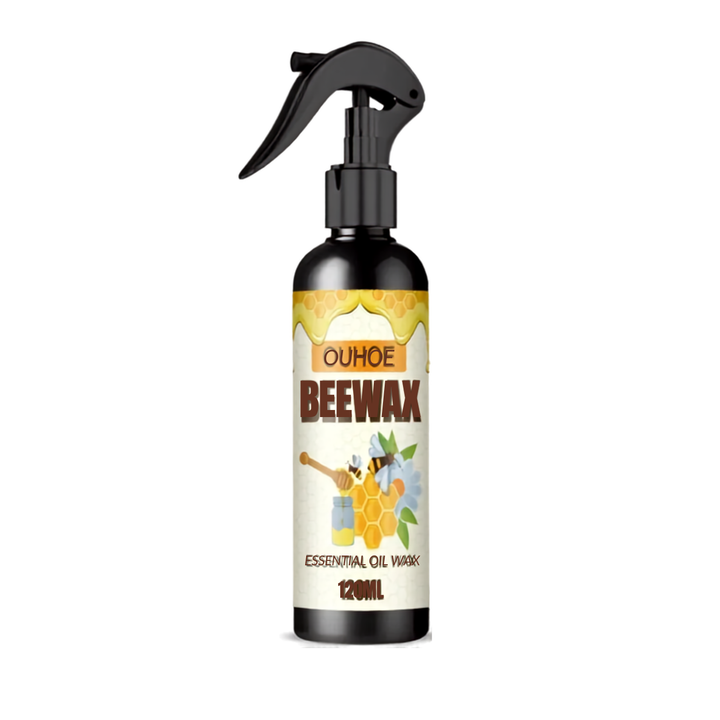 Bienenwachs-Spray 120ml zur Reinigung und Pflege von Holzmöbeln mit natürlichem Glanz.