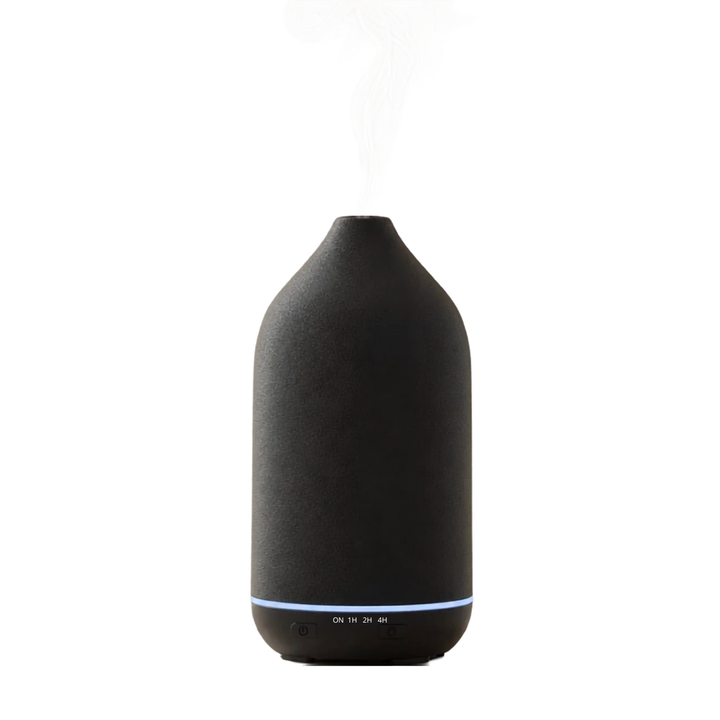 Keramik Aroma Diffuser 200ml mit Ultraschall-Technologie für ätherische Öle und angenehmen Raumduft.