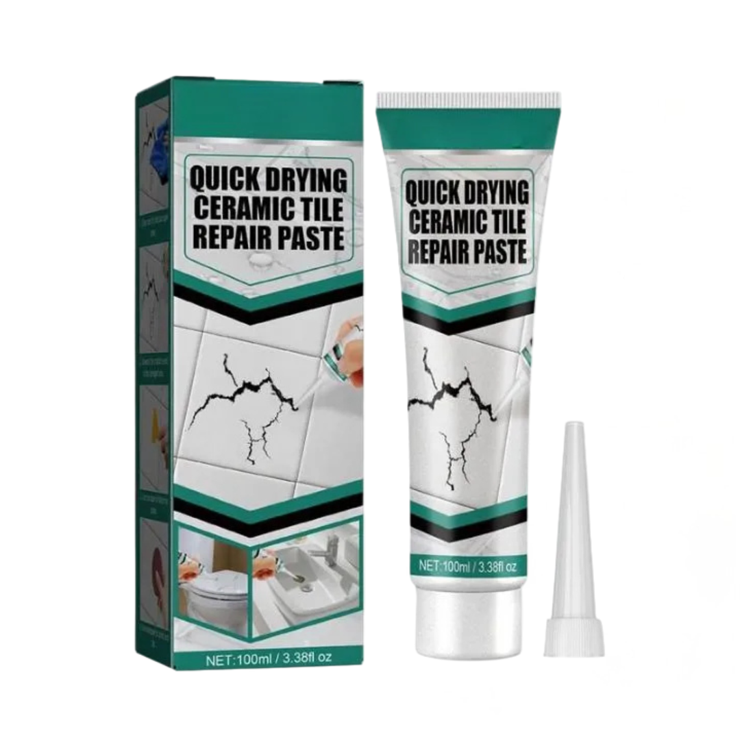 Fliesen Reparaturpaste Set zum professionellen Ausbessern von Keramik- und Marmorfliesen in Bad & Küche.