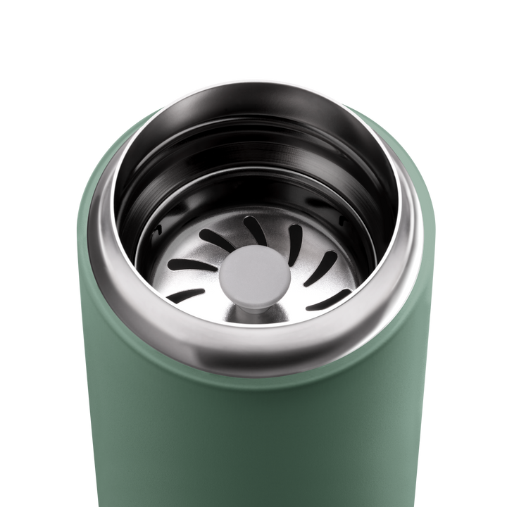 Umweltfreundlicher BPA-freier Thermobecher aus Edelstahl, 354ml/473ml, für Kaffee/Tee unterwegs.