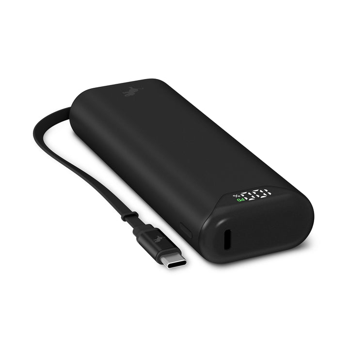 Mobile Energiequelle: 10.000 mAh Powerbank mit USB-C Ladekabel, perfekt für jedes Smartphone.