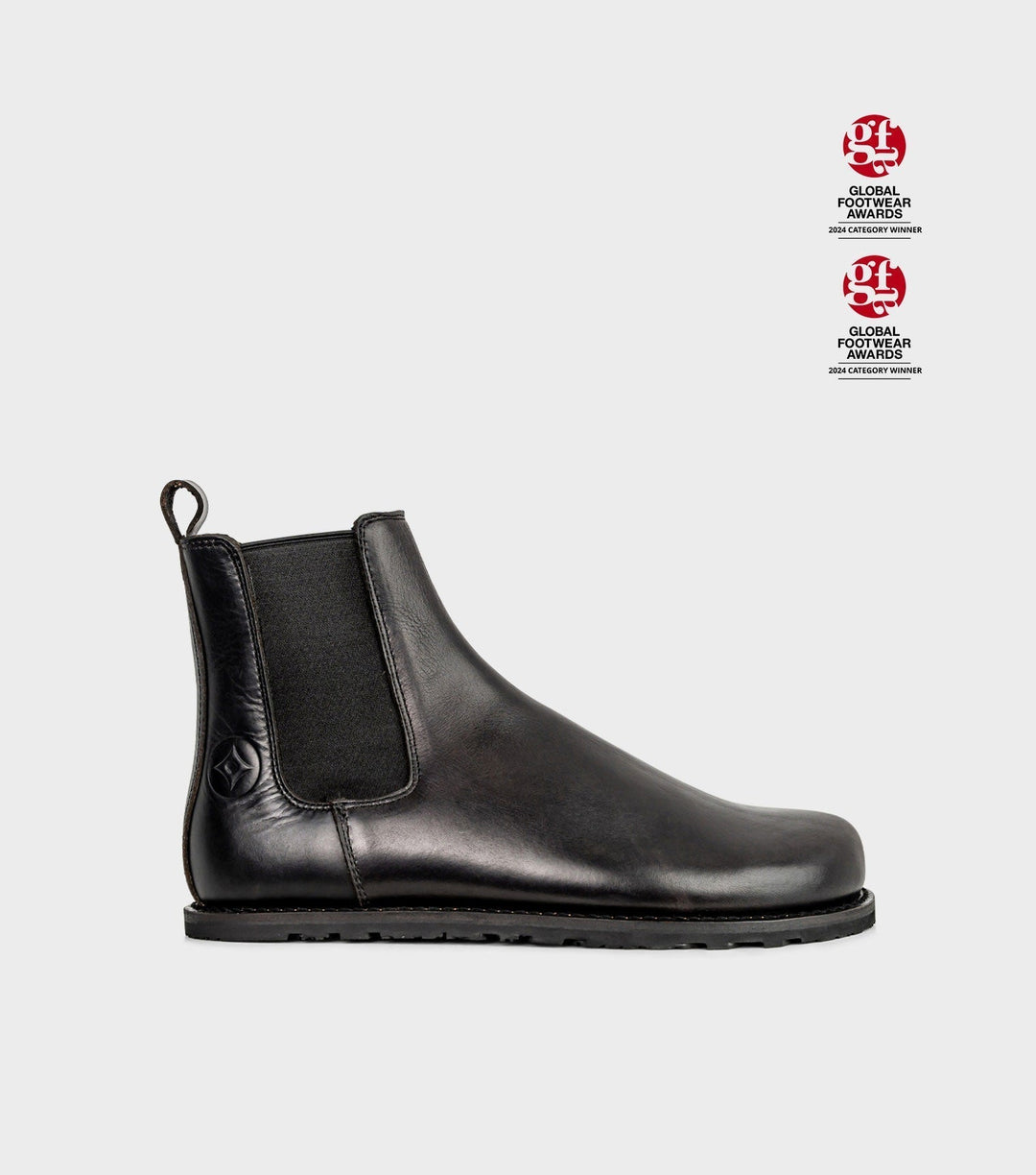 Langlebige Unisex Chelsea Barfuß-Stiefeletten mit Goodyear-Rahmennaht, ideal für urbanen Stil und lange Spaziergänge.
