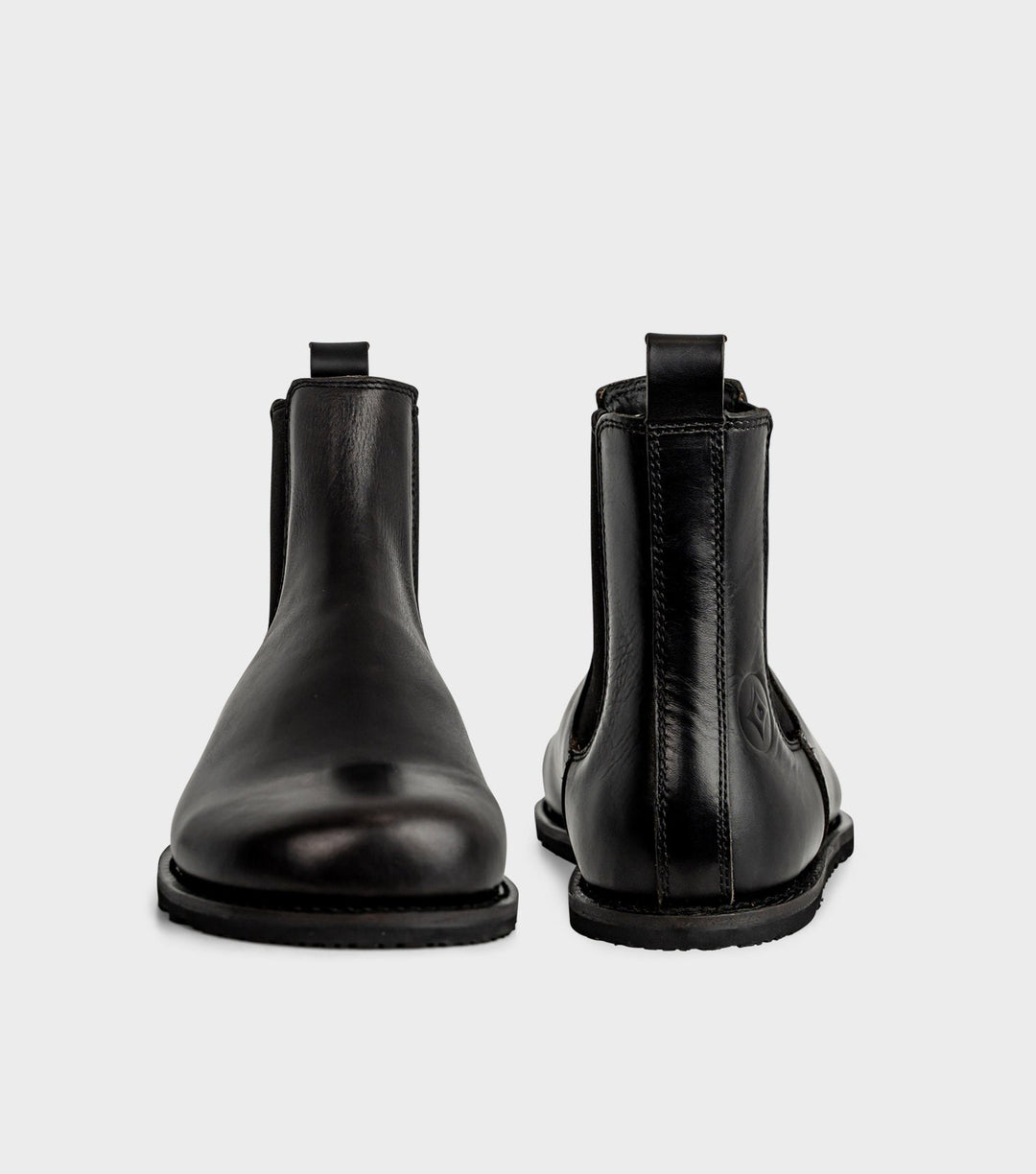 Bequeme Unisex Barfuß-Stiefeletten im Chelsea-Stil für natürliche Fußfreiheit und hohen Tragekomfort im Alltag.