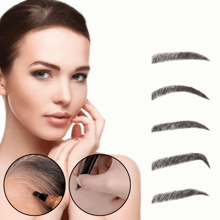 Kosmetik-Augenbrauenstift für präzises Microblading. Wasserfestes, langanhaltendes Make-up für Damen-Augenbrauen.