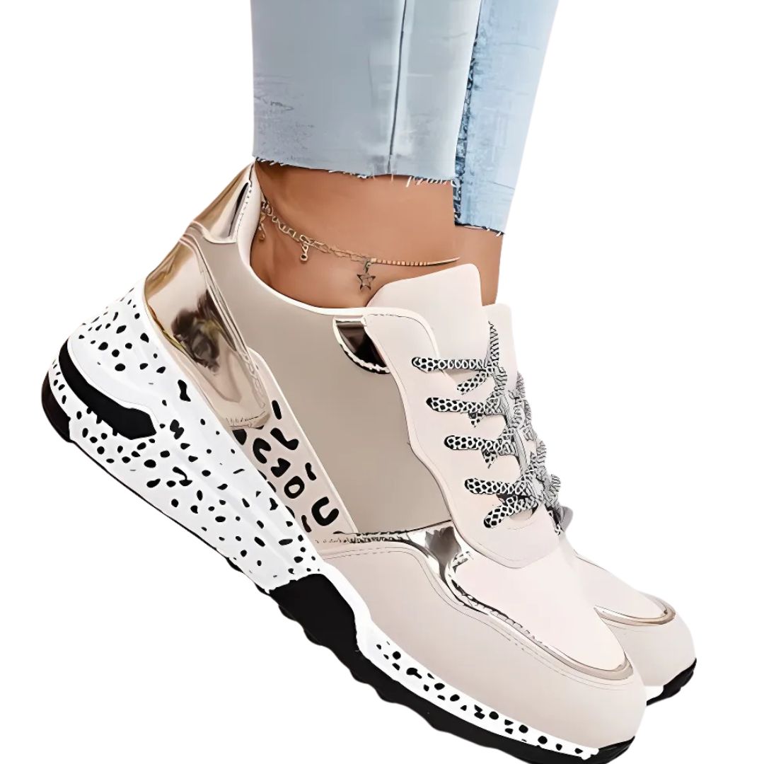 Bequeme orthopädische Damen Turnschuhe mit Haltungskorrektur, stoßdämpfend und rutschfest für ganztägigen Komfort.