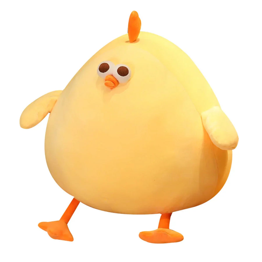 Dieses riesige, gelbe Kuschelhuhn Plüschtier ist ein süßes Geschenk und tolle Deko für jedes Kinderzimmer.