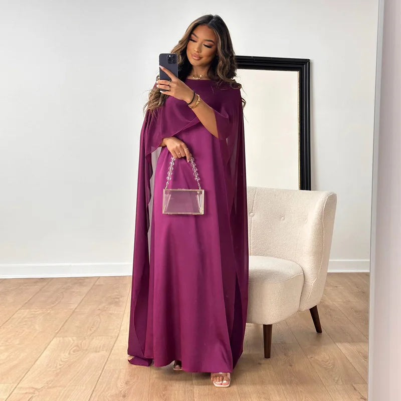 Langes Damen Maxikleid, elegantes Design, perfekt als Sommerkleid oder Abendkleid. Stilvolle Mode für Frauen.