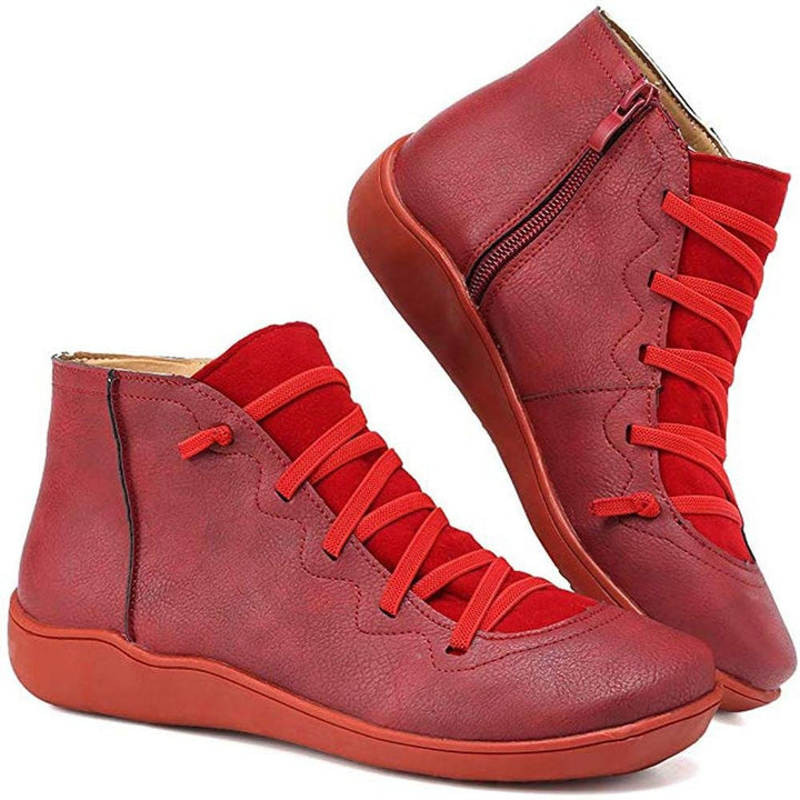 Bequeme & rutschfeste Damen Stiefelette für Herbst/Winter, bietet sicheren Halt und Fußkomfort.