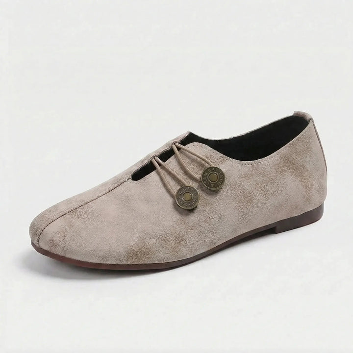Minimalistische flache Damenschuhe, super bequem. Elegante Alltagsschuhe, ideal für einen schicken und komfortablen Look.