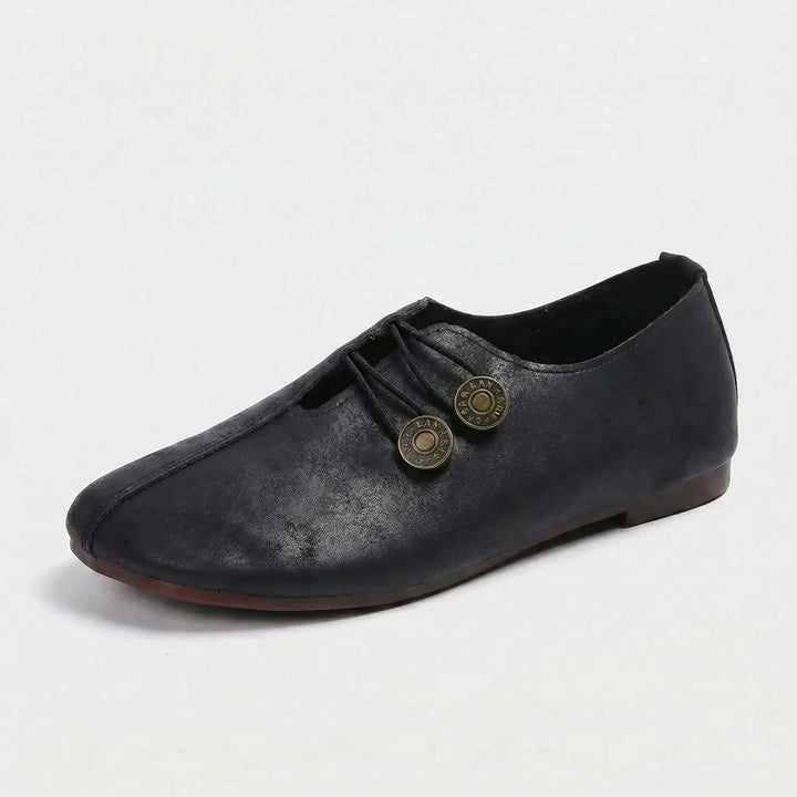 Bequeme flache Damenschuhe für eleganten Minimal-Look. Ideale Komfortschuhe für Business Casual und Freizeit.