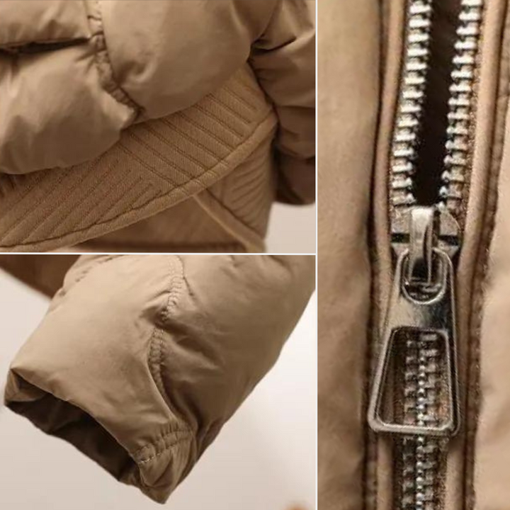 Elegante Damen Winterjacke für die kalte Jahreszeit. Hält zuverlässig warm, stilvolle Oberbekleidung für Damen.