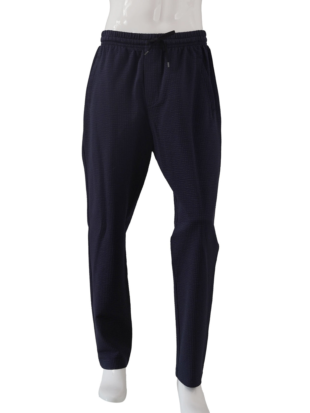 Dunkelblaue Herren Joggpant, ideal als luftige Sommerhose für ultimativen Komfort und lässigen Stil.