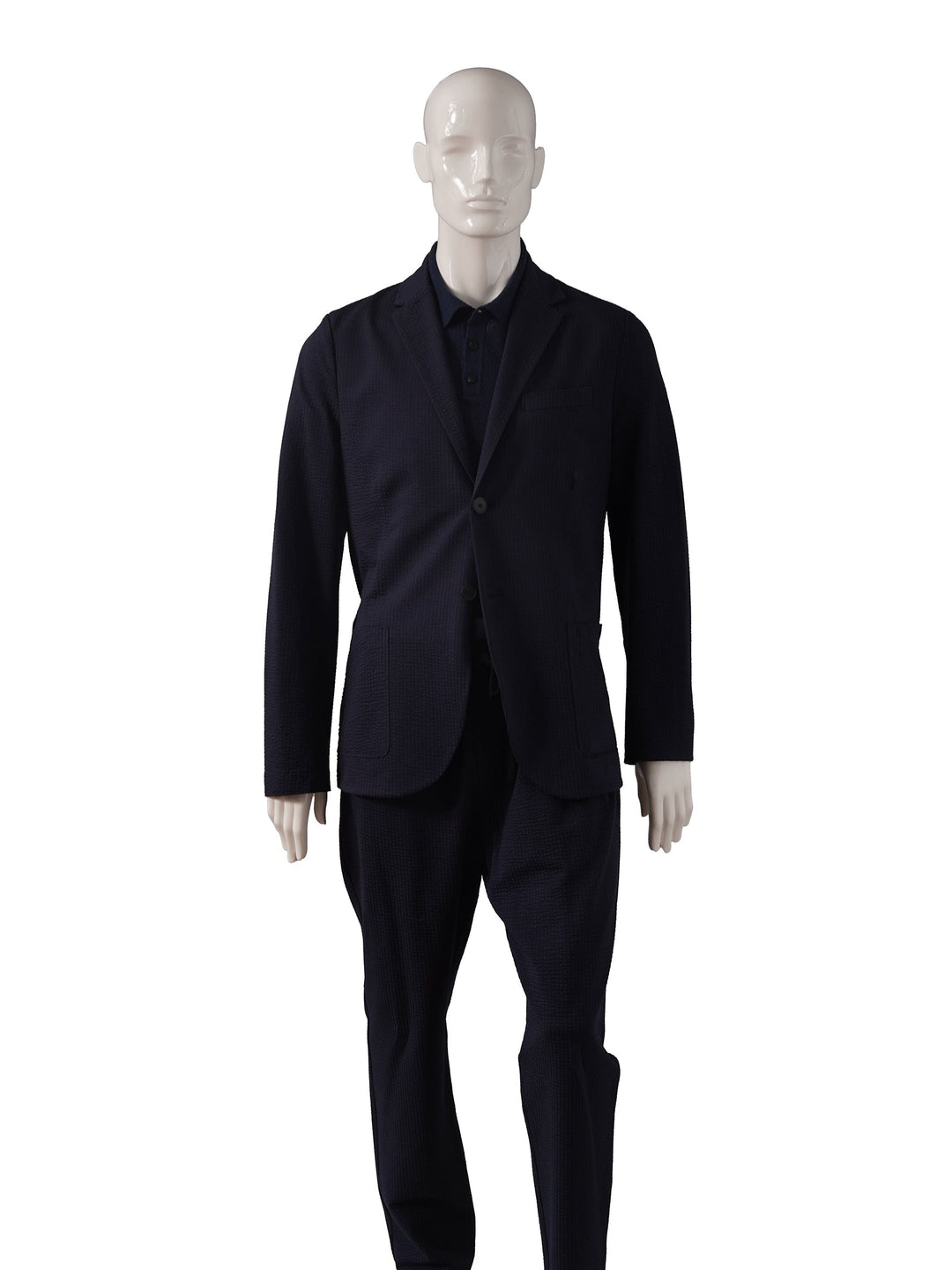 Komfortable, dunkelblaue Herren Sommerhose. Lässige Joggpant für Freizeit und stilvolle Herrenmode.