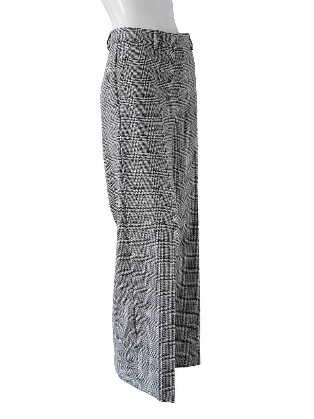 Schicke Damenhose Shiloh mit klassischem Prince-of-Wales-Karo, Highwaist und weitem Bein, ideal für elegante Looks.