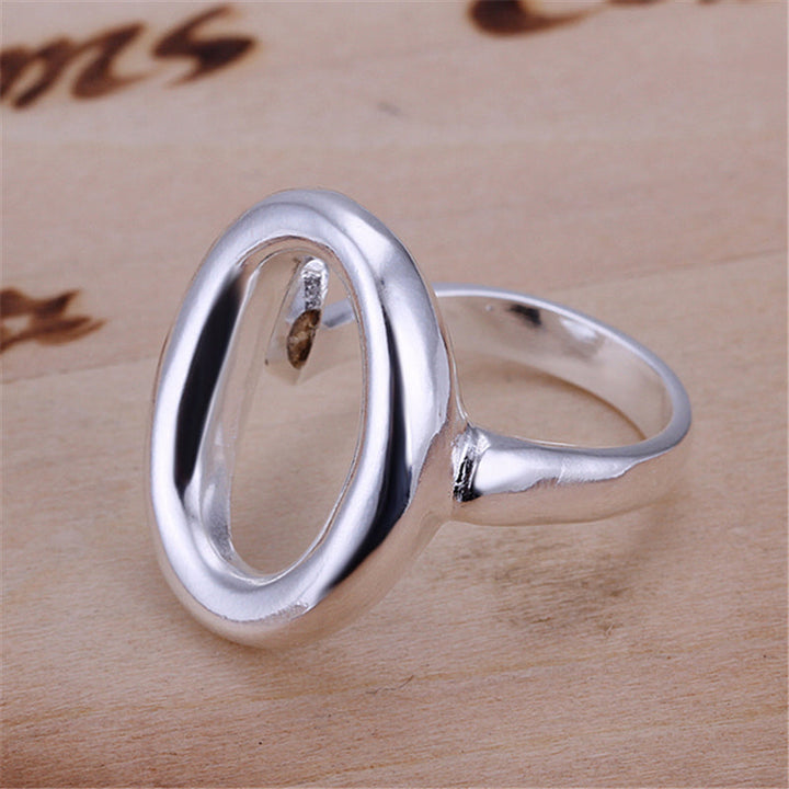 Offener Kreisring aus Sterlingsilber, unisex und verstellbar, minimalistisches Schmuckstück. (90 Zeichen)