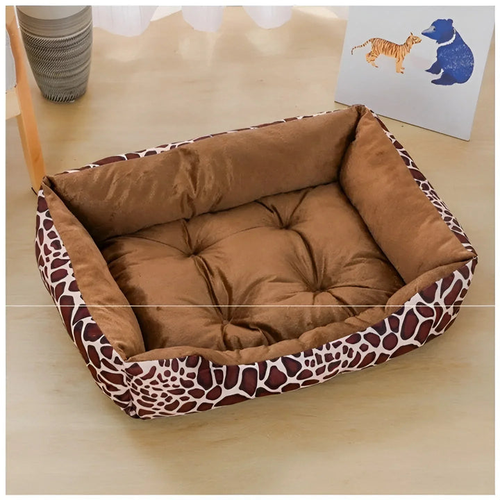 Premium Plüsch-Hundebett & Katzenbett, ergonomisch gestaltet für optimalen Komfort und Wohlbefinden des Tieres.