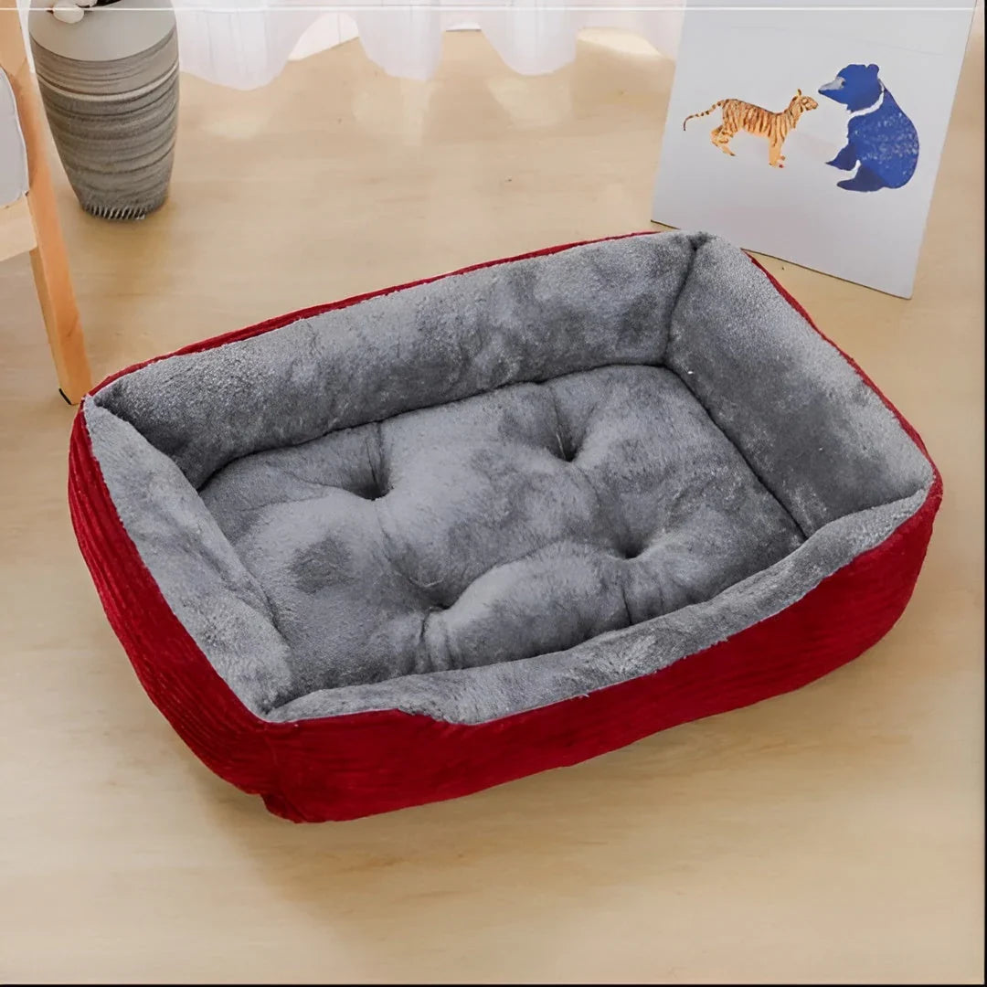 Gemütliches Plüsch-Kuschelnest für Hunde & Katzen; bietet Wärme und maximalen Komfort beim Schlaf.