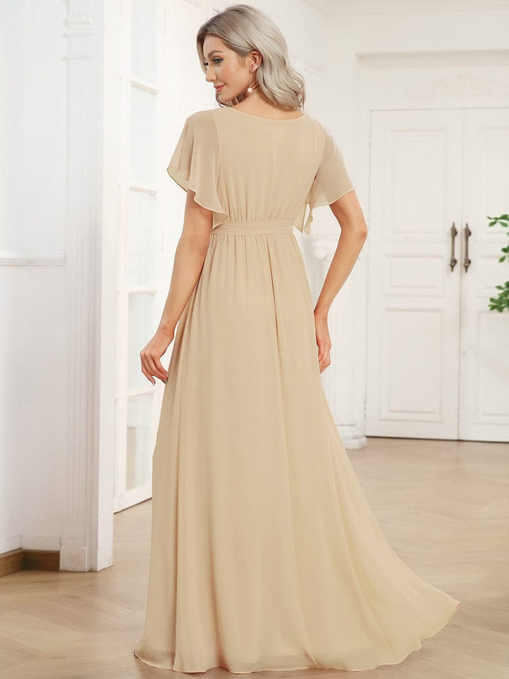 Schwarzes A-Linie Abendkleid, elegant, für Hochzeitsgäste & Brautjungfern.